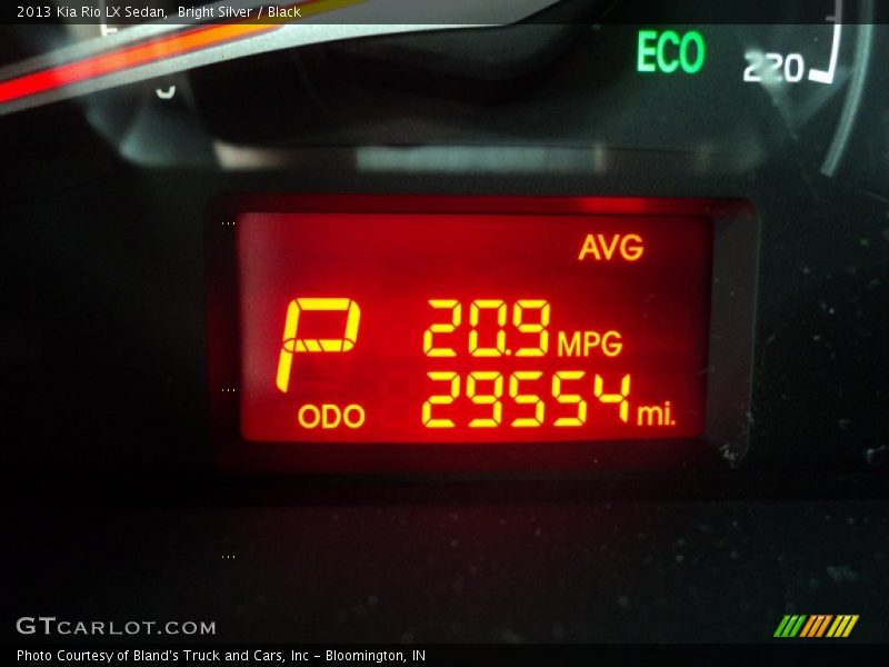 Bright Silver / Black 2013 Kia Rio LX Sedan
