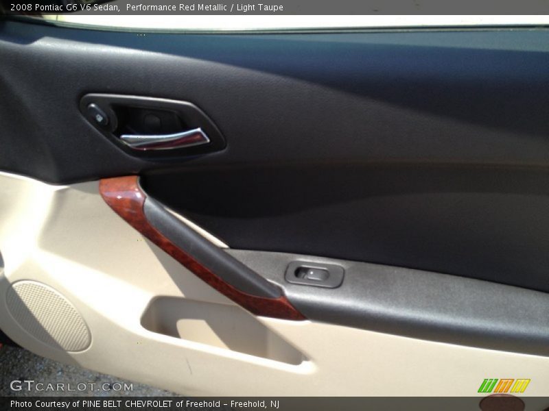 Performance Red Metallic / Light Taupe 2008 Pontiac G6 V6 Sedan
