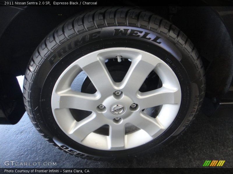 Espresso Black / Charcoal 2011 Nissan Sentra 2.0 SR