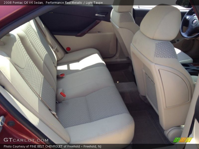 Performance Red Metallic / Light Taupe 2008 Pontiac G6 V6 Sedan