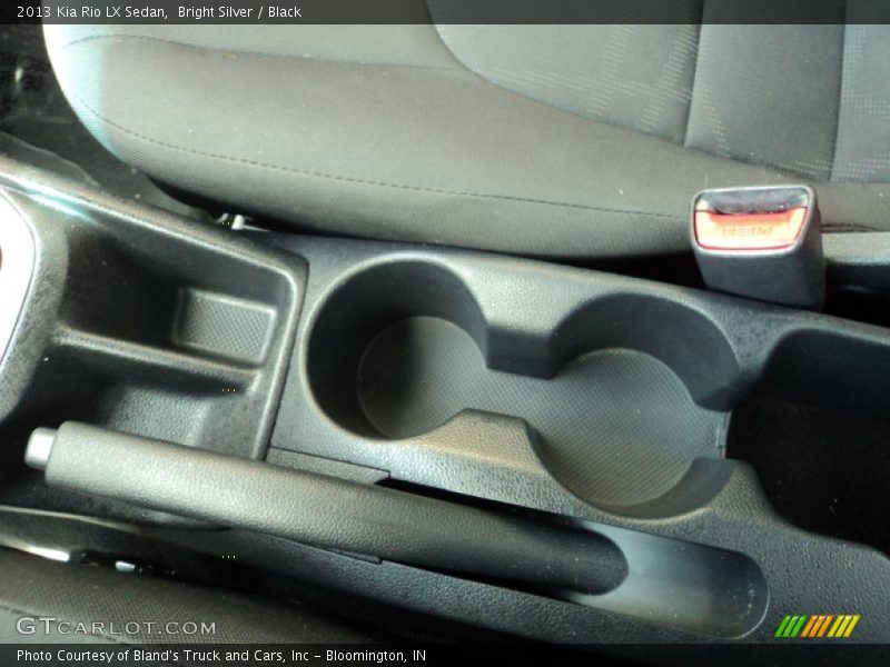 Bright Silver / Black 2013 Kia Rio LX Sedan