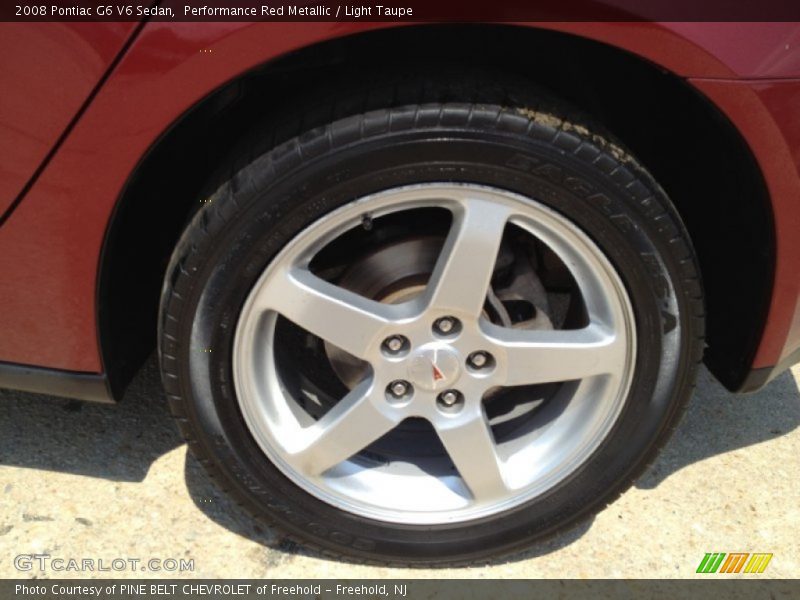 Performance Red Metallic / Light Taupe 2008 Pontiac G6 V6 Sedan
