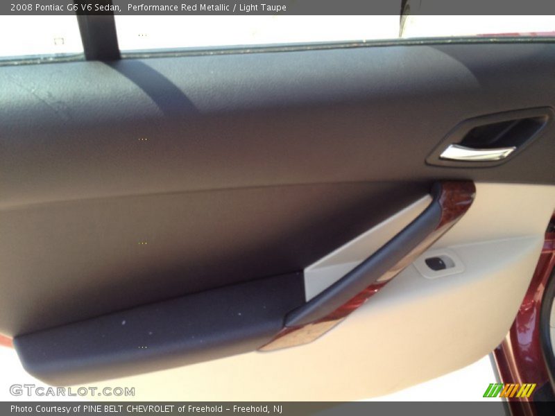 Performance Red Metallic / Light Taupe 2008 Pontiac G6 V6 Sedan