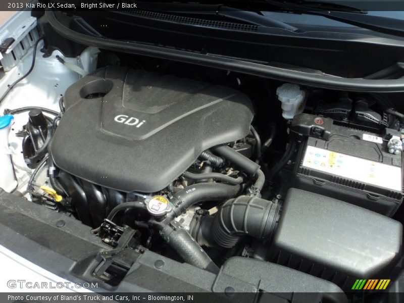 Bright Silver / Black 2013 Kia Rio LX Sedan