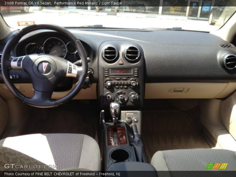Performance Red Metallic / Light Taupe 2008 Pontiac G6 V6 Sedan