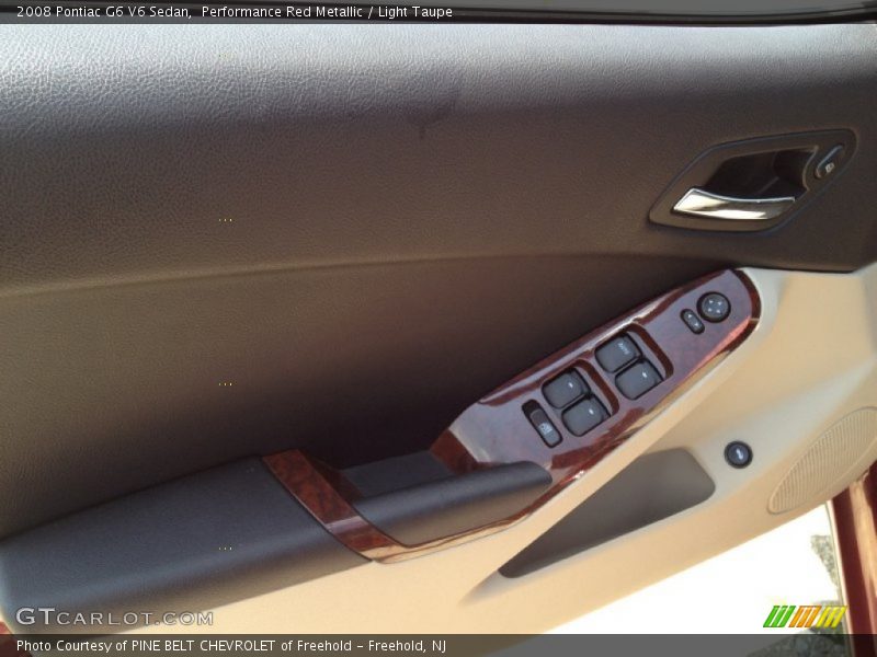 Performance Red Metallic / Light Taupe 2008 Pontiac G6 V6 Sedan
