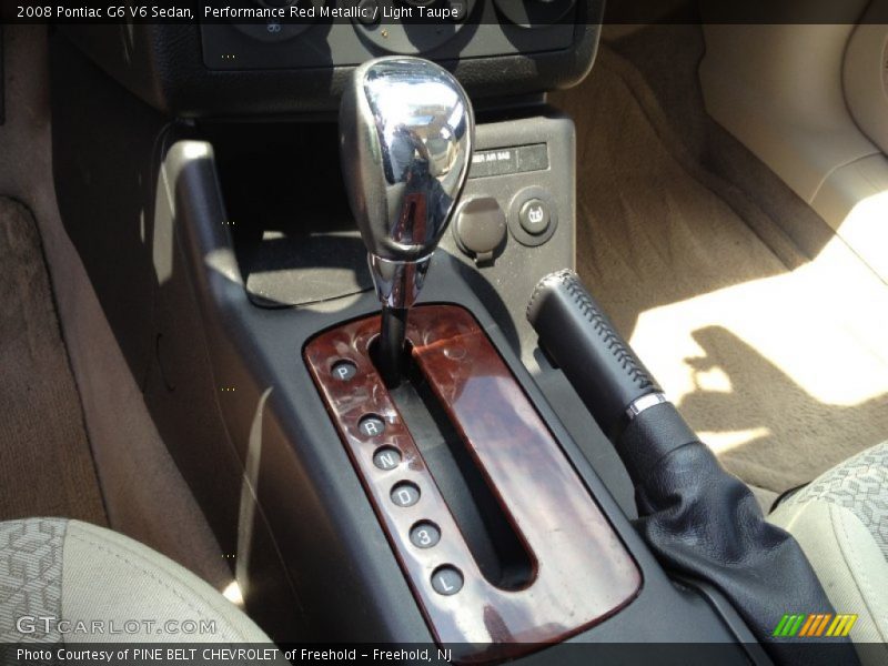 Performance Red Metallic / Light Taupe 2008 Pontiac G6 V6 Sedan