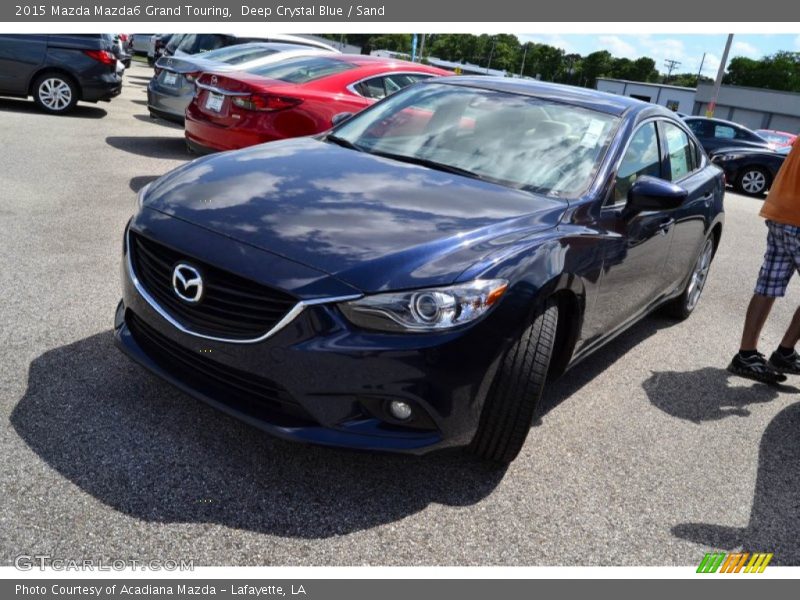 Deep Crystal Blue / Sand 2015 Mazda Mazda6 Grand Touring