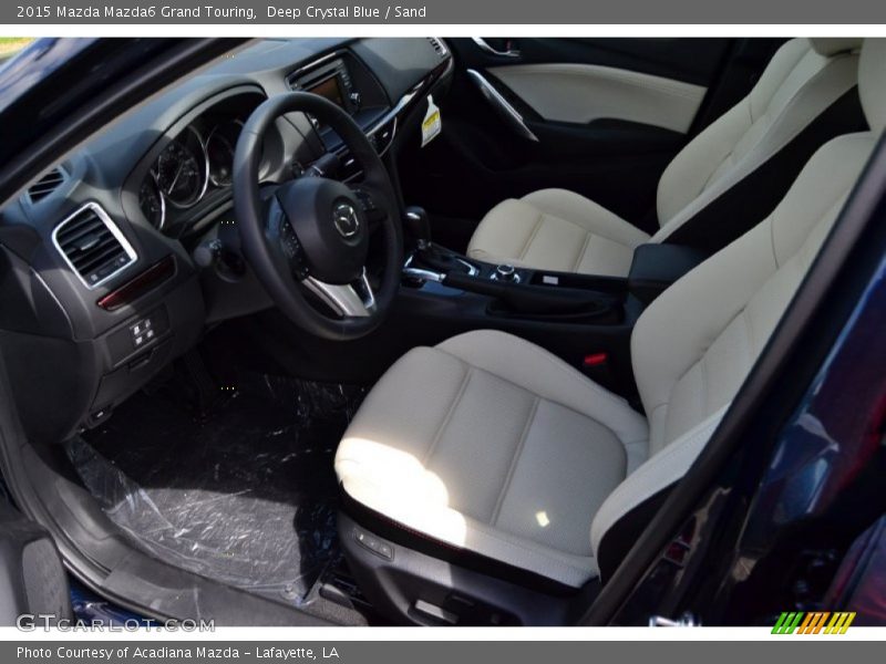 Deep Crystal Blue / Sand 2015 Mazda Mazda6 Grand Touring