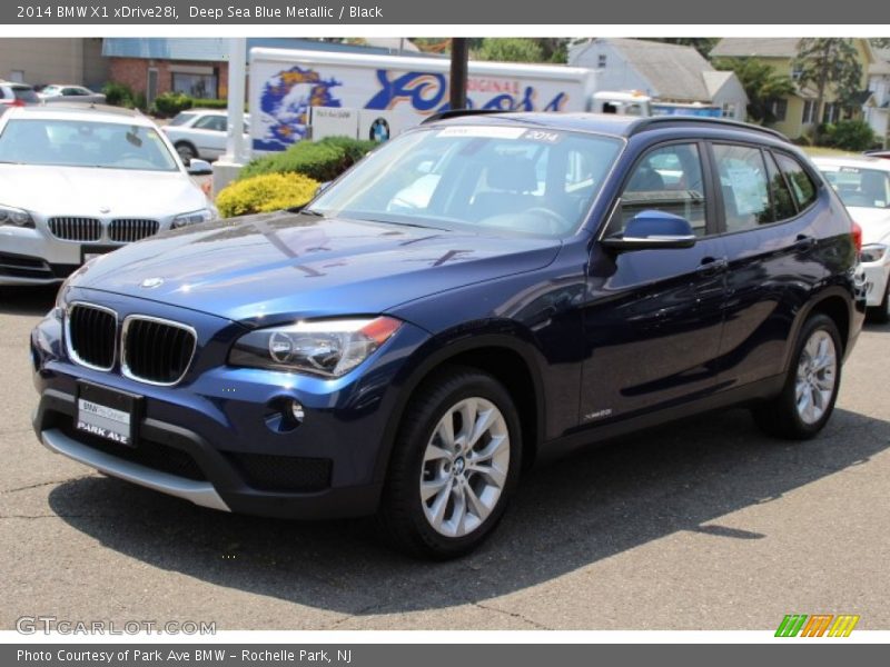 Deep Sea Blue Metallic / Black 2014 BMW X1 xDrive28i