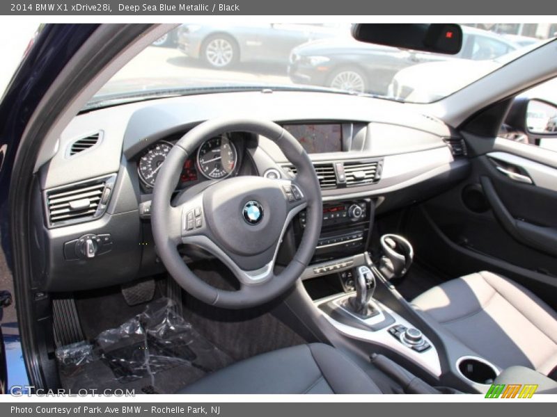 Deep Sea Blue Metallic / Black 2014 BMW X1 xDrive28i