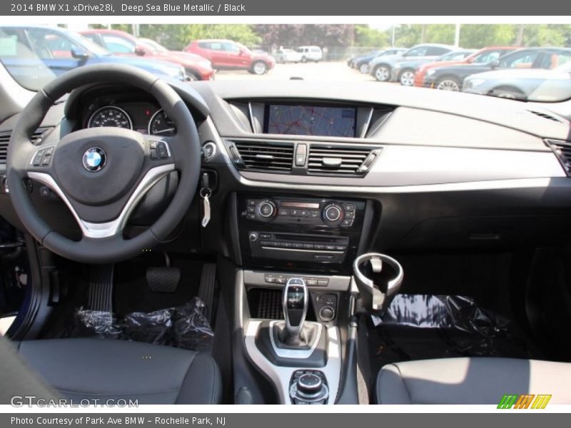 Deep Sea Blue Metallic / Black 2014 BMW X1 xDrive28i