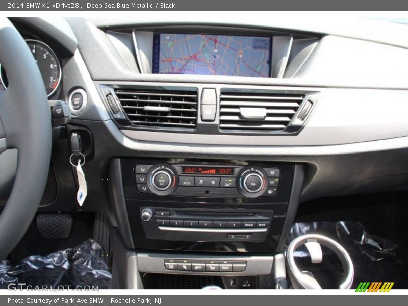 Deep Sea Blue Metallic / Black 2014 BMW X1 xDrive28i