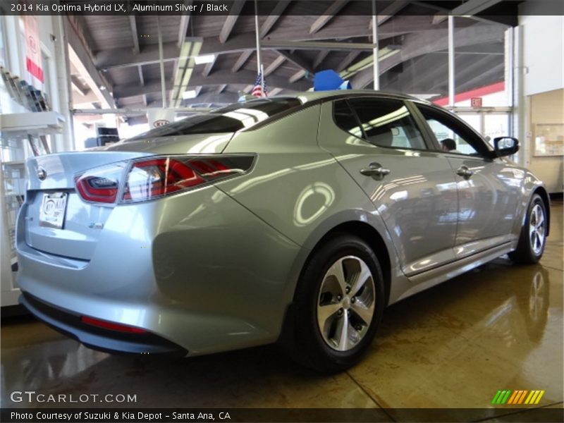 Aluminum Silver / Black 2014 Kia Optima Hybrid LX
