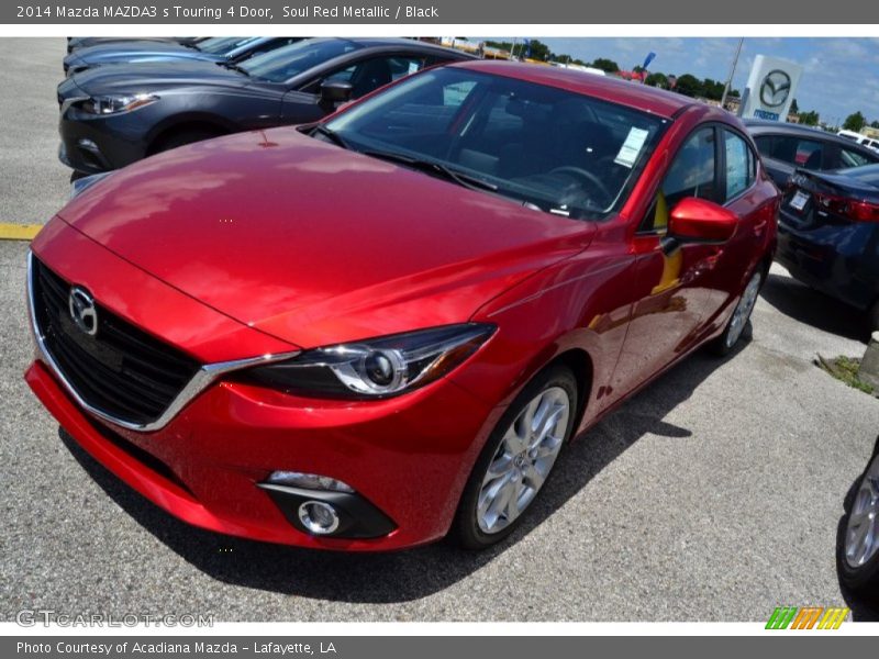 Soul Red Metallic / Black 2014 Mazda MAZDA3 s Touring 4 Door