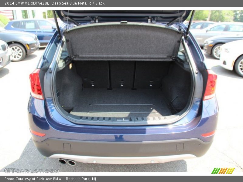 Deep Sea Blue Metallic / Black 2014 BMW X1 xDrive28i