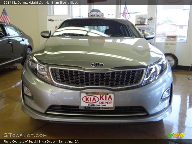 Aluminum Silver / Black 2014 Kia Optima Hybrid LX