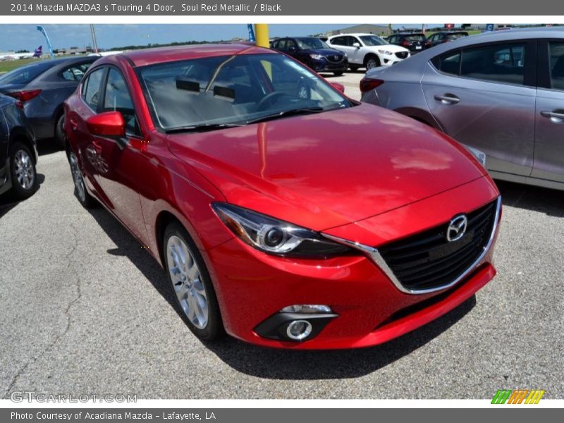 Soul Red Metallic / Black 2014 Mazda MAZDA3 s Touring 4 Door