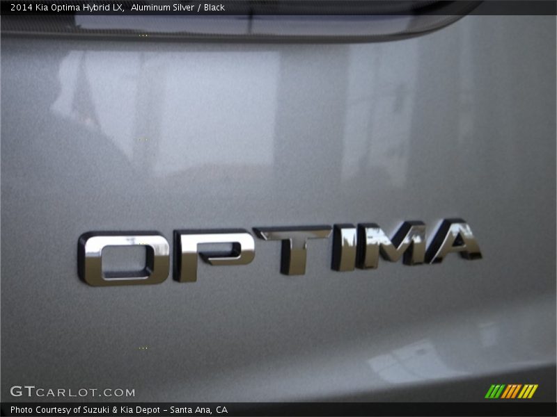 Aluminum Silver / Black 2014 Kia Optima Hybrid LX