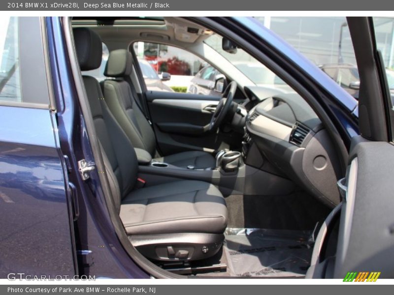 Deep Sea Blue Metallic / Black 2014 BMW X1 xDrive28i