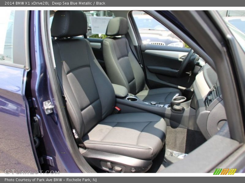 Deep Sea Blue Metallic / Black 2014 BMW X1 xDrive28i