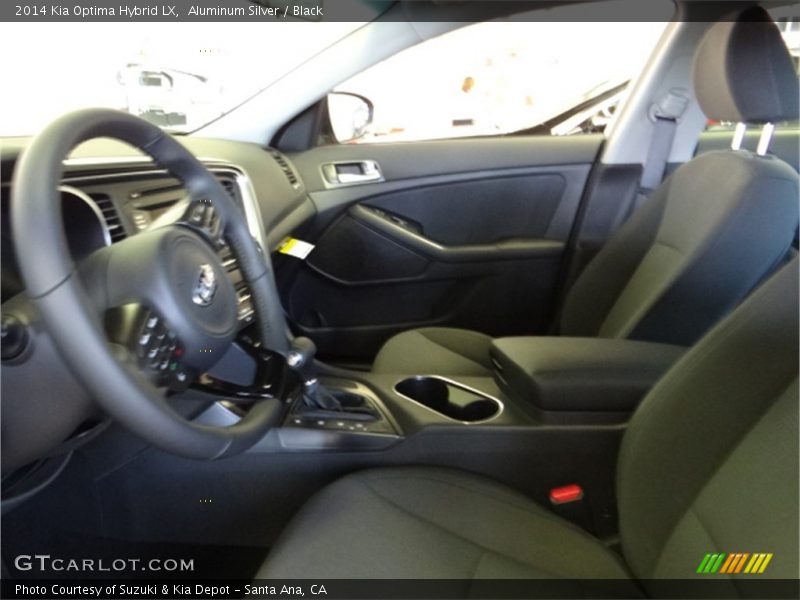Aluminum Silver / Black 2014 Kia Optima Hybrid LX