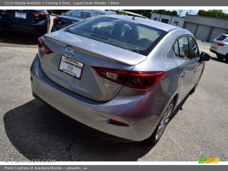 Liquid Silver Metallic / Black 2014 Mazda MAZDA3 s Touring 4 Door