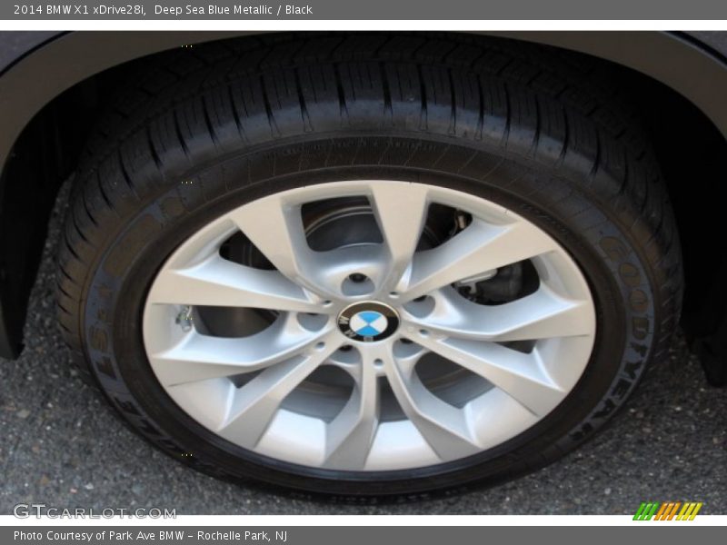 Deep Sea Blue Metallic / Black 2014 BMW X1 xDrive28i