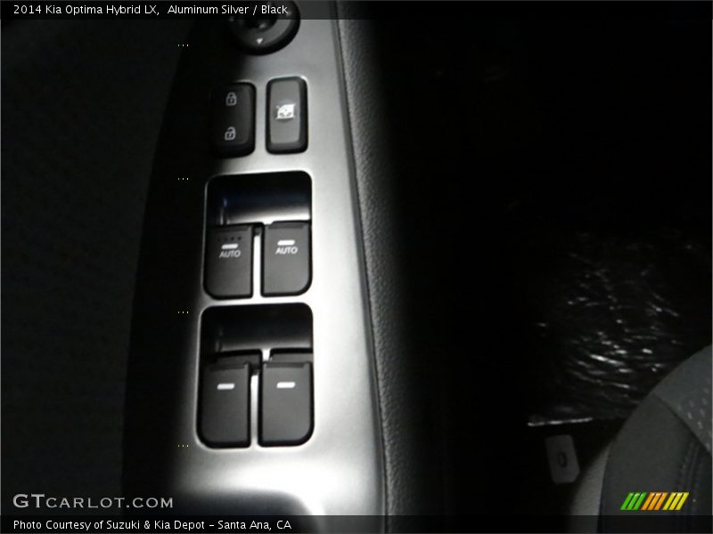 Aluminum Silver / Black 2014 Kia Optima Hybrid LX