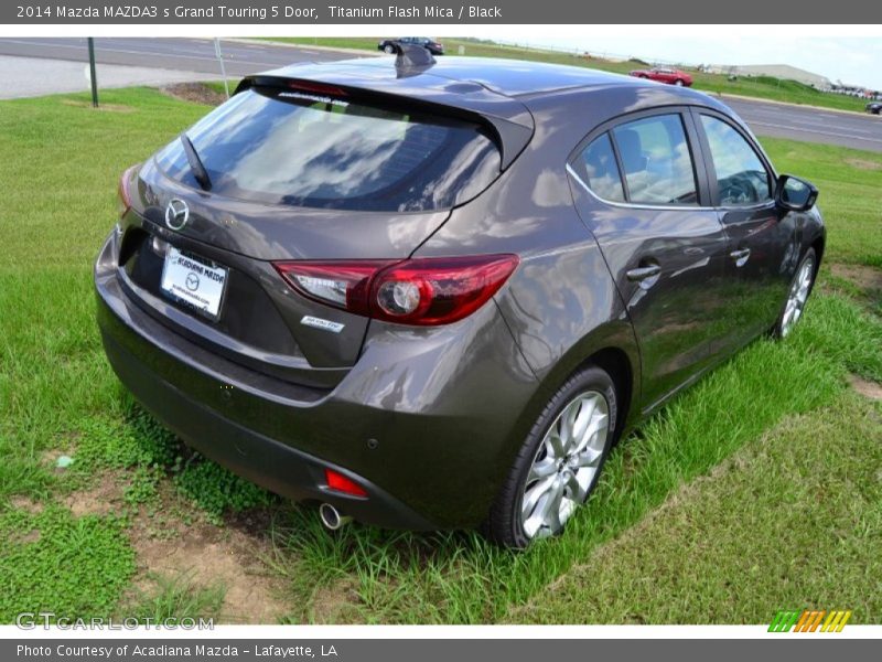 Titanium Flash Mica / Black 2014 Mazda MAZDA3 s Grand Touring 5 Door