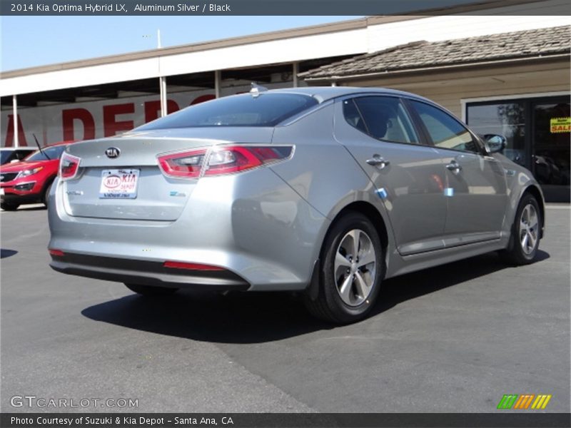 Aluminum Silver / Black 2014 Kia Optima Hybrid LX