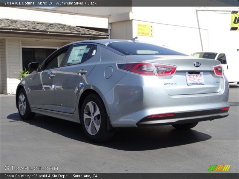 Aluminum Silver / Black 2014 Kia Optima Hybrid LX