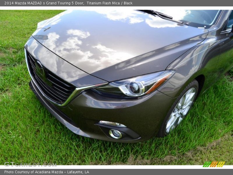Titanium Flash Mica / Black 2014 Mazda MAZDA3 s Grand Touring 5 Door