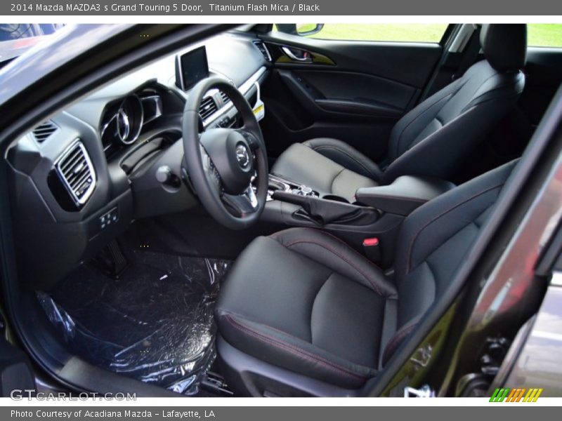 Titanium Flash Mica / Black 2014 Mazda MAZDA3 s Grand Touring 5 Door