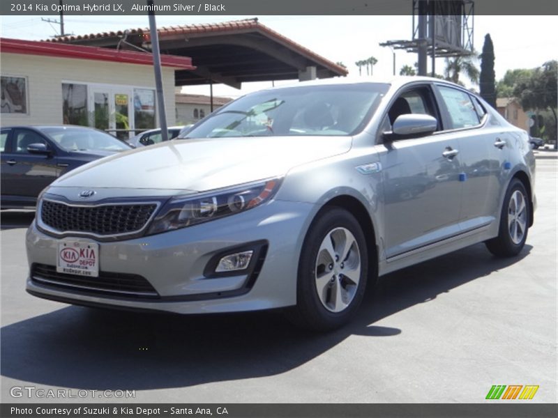 Aluminum Silver / Black 2014 Kia Optima Hybrid LX