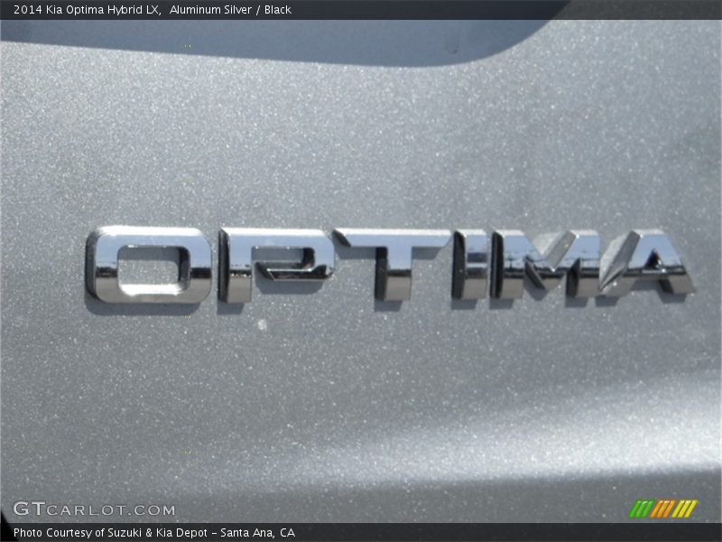 Aluminum Silver / Black 2014 Kia Optima Hybrid LX