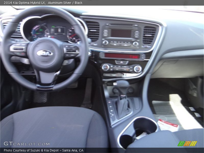 Aluminum Silver / Black 2014 Kia Optima Hybrid LX