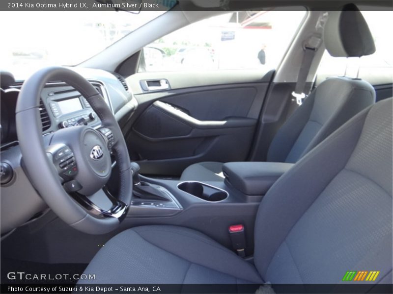 Aluminum Silver / Black 2014 Kia Optima Hybrid LX