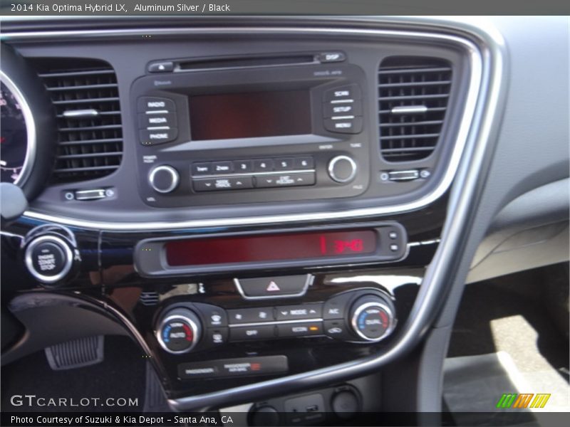 Aluminum Silver / Black 2014 Kia Optima Hybrid LX