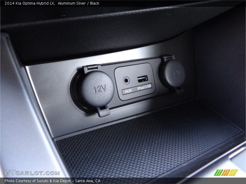 Aluminum Silver / Black 2014 Kia Optima Hybrid LX