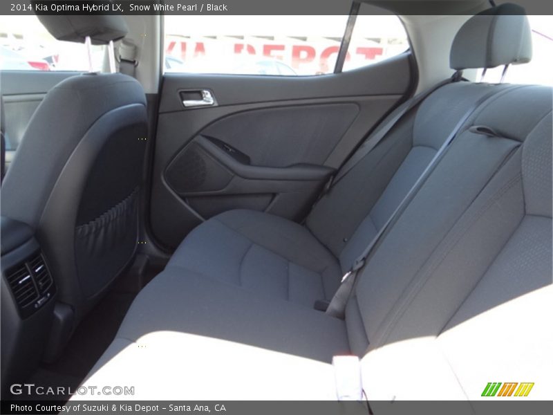 Snow White Pearl / Black 2014 Kia Optima Hybrid LX
