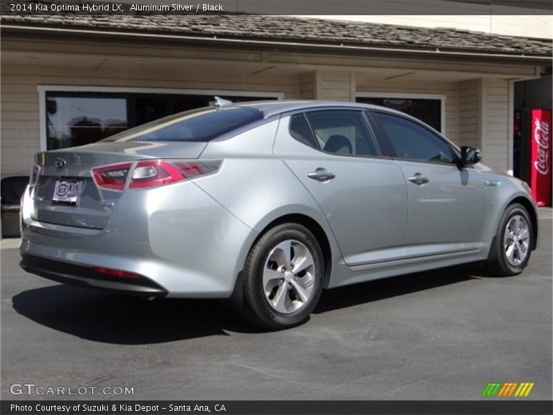 Aluminum Silver / Black 2014 Kia Optima Hybrid LX