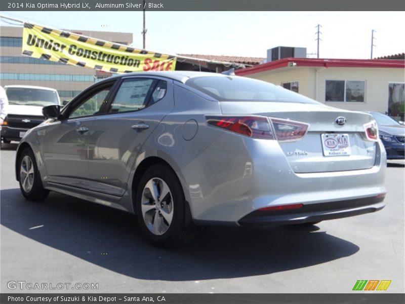 Aluminum Silver / Black 2014 Kia Optima Hybrid LX