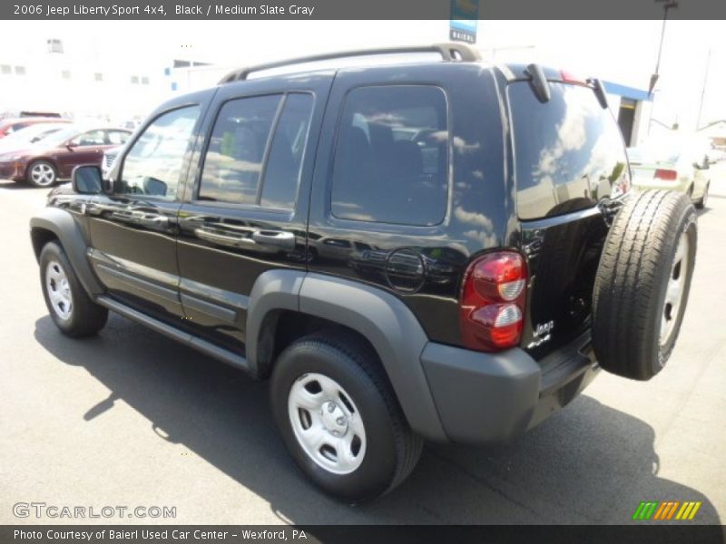 Black / Medium Slate Gray 2006 Jeep Liberty Sport 4x4