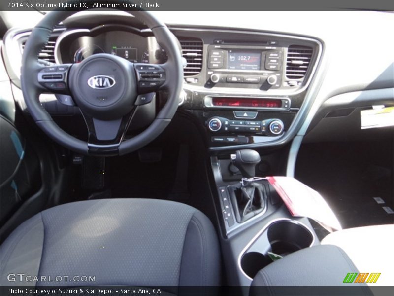 Aluminum Silver / Black 2014 Kia Optima Hybrid LX