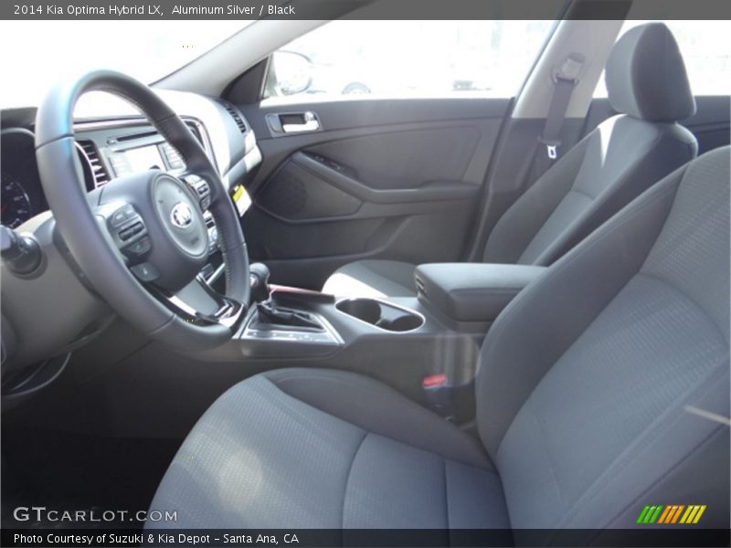 Aluminum Silver / Black 2014 Kia Optima Hybrid LX