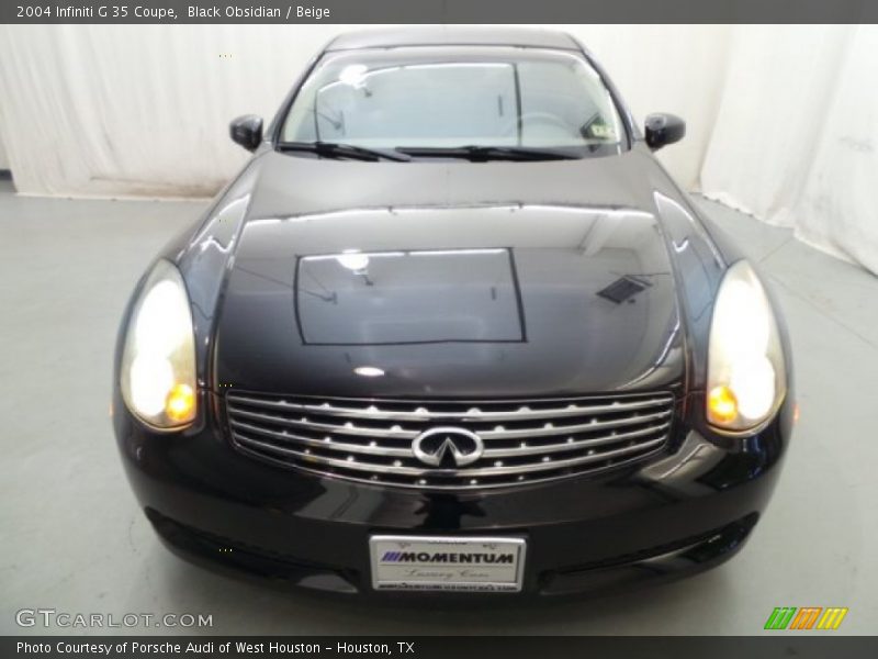 Black Obsidian / Beige 2004 Infiniti G 35 Coupe
