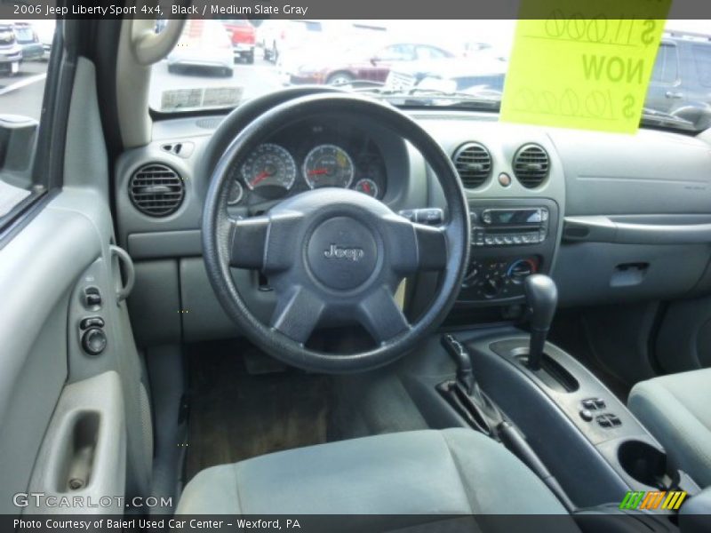 Black / Medium Slate Gray 2006 Jeep Liberty Sport 4x4