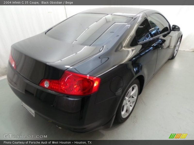 Black Obsidian / Beige 2004 Infiniti G 35 Coupe