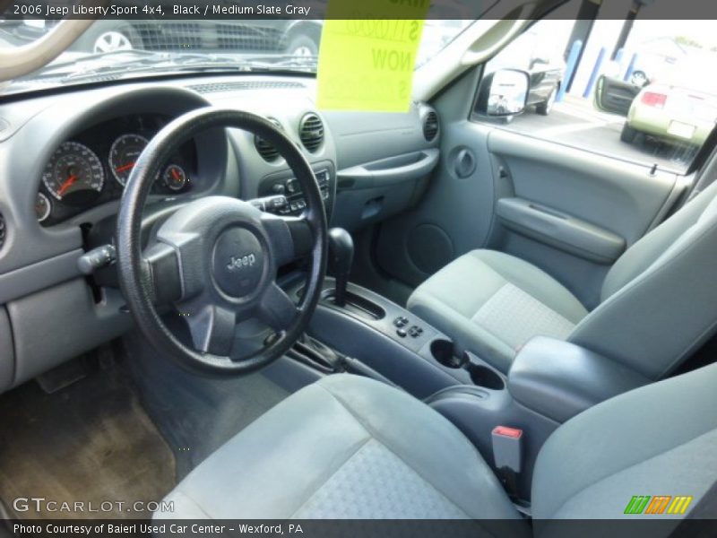Black / Medium Slate Gray 2006 Jeep Liberty Sport 4x4